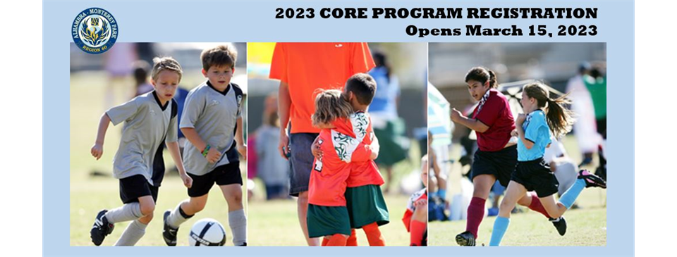 2023 Core Program Registration