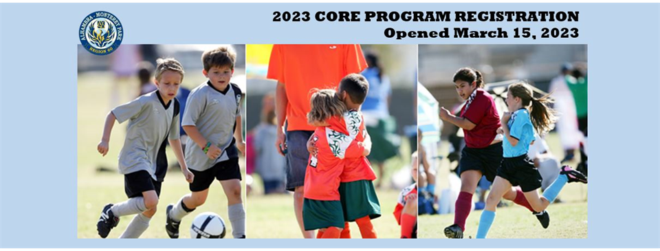 2023 Core Program Registration