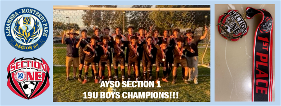 2023 SECTION 1: 19UB UPPER DIVISION CHAMPIONS!!!