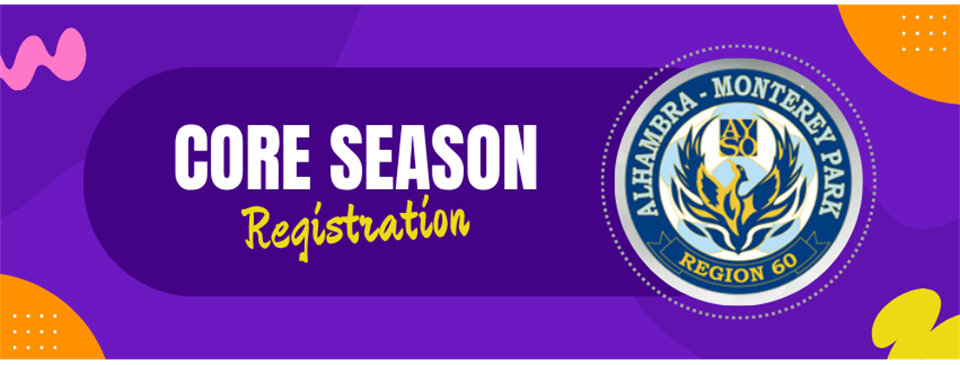 Core Season Registration